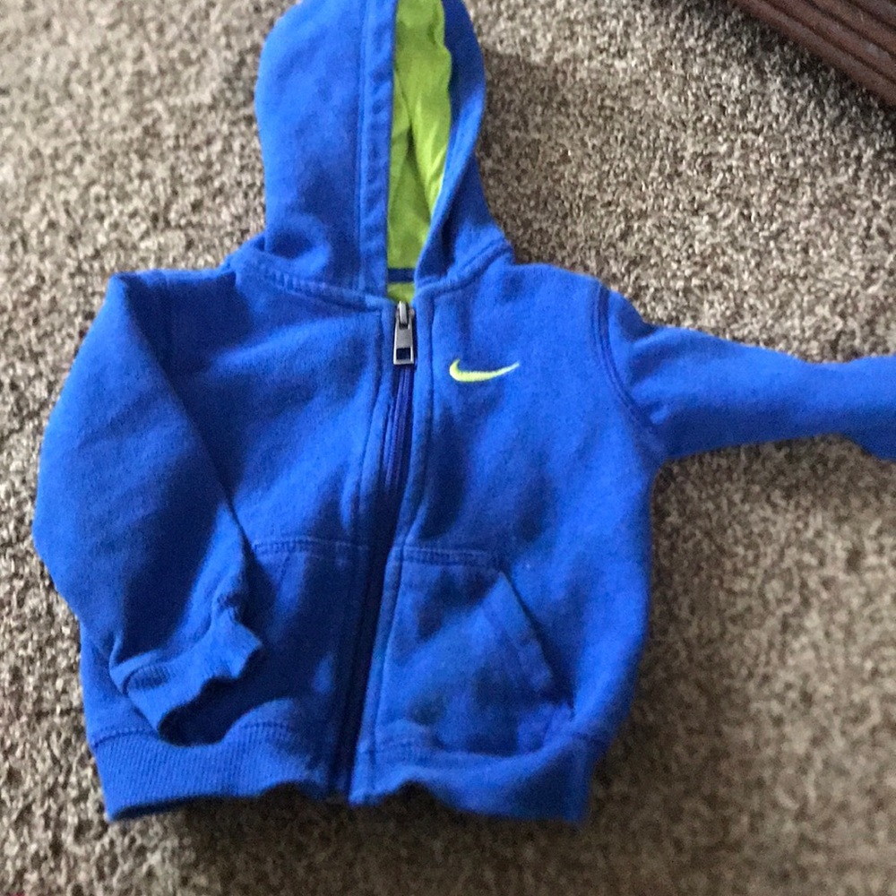 Baby boy Nike zip up jacket. Size 12 months